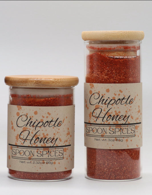 smokey chipotle honey seasoning blend spoon spices