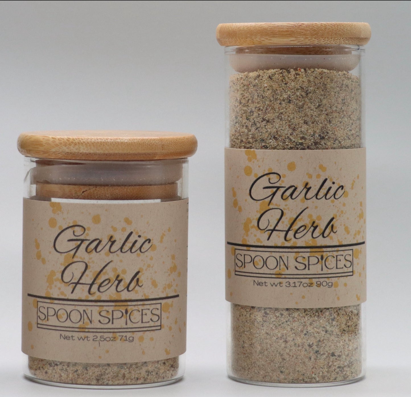 garlic herb seasoning blend spoon spices 